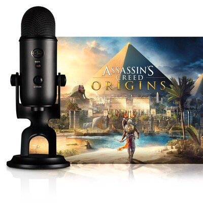 Blue Microphones Yeti USB Condenser Microphone and Assassins Creed Bundle