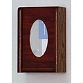 Wooden Mallet 1 Pocket Wall Mahogany Glove Dispenser (GBW11-1MH)