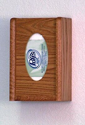 Wooden Mallet 1 Pocket Wall Medium Oak Glove Dispenser (GBW11-1MO)