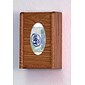 Wooden Mallet 1 Pocket Wall Medium Oak Glove Dispenser (GBW11-1MO)