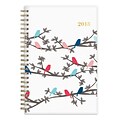 2018 Snow & Graham for Blue Sky 5 x 8 Weekly/Monthly Frosted Planner, Birdies (103282)