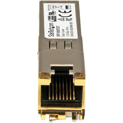 StarTech.com MSA Compliant 1000Base-TX SFP, Copper SFP, Gigabit SFP Module, RJ45 SFP, 1G SFP, 100m (328 ft) (SFP1000TXST)