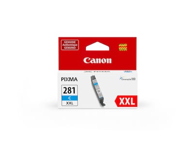 Canon 281XXL Cyan Extra High Yield Ink Cartridge (1980C001)