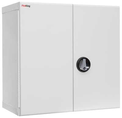 FireKing® 13H Steel Medical Storage Cabinet, Key Lock (24MSC-RWT)