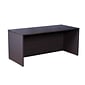 Boss Office Products Laminate Collection in Driftwood Finish, 60"W x 30"D Desk Shell