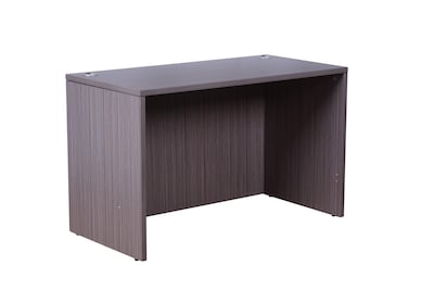 Boss Office Products Laminate Collection in Driftwood Finish, 48" x 24" Desk Shell