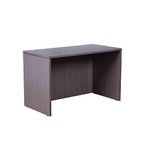 Boss® Laminate Collection in Driftwood Finish, 48 x 24 Desk Shell