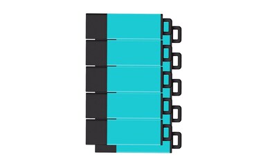 Centon USB 2.0 Datastick Pro2 (Aqua), 8GB, 10 Pack