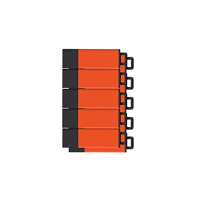 Centon USB 2.0 Datastick Pro2 (Red/Orange), 8GB, 10 Pack