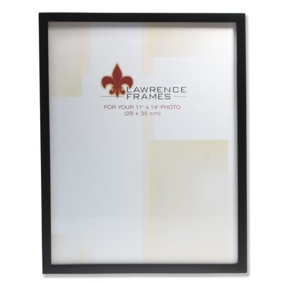 Lawrence Frames 11 x 14 Wooden Black Picture Frame, Black (755511)