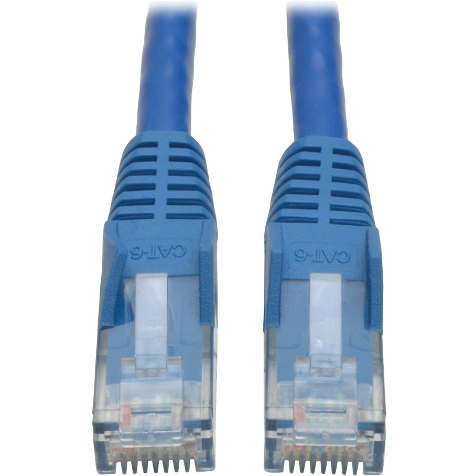 Tripp Lite Cat6 GbE Gigabit Ethernet Snagless Molded Patch Cable UTP Blue RJ45 M/M 8ft 8 (N201-008-BL)