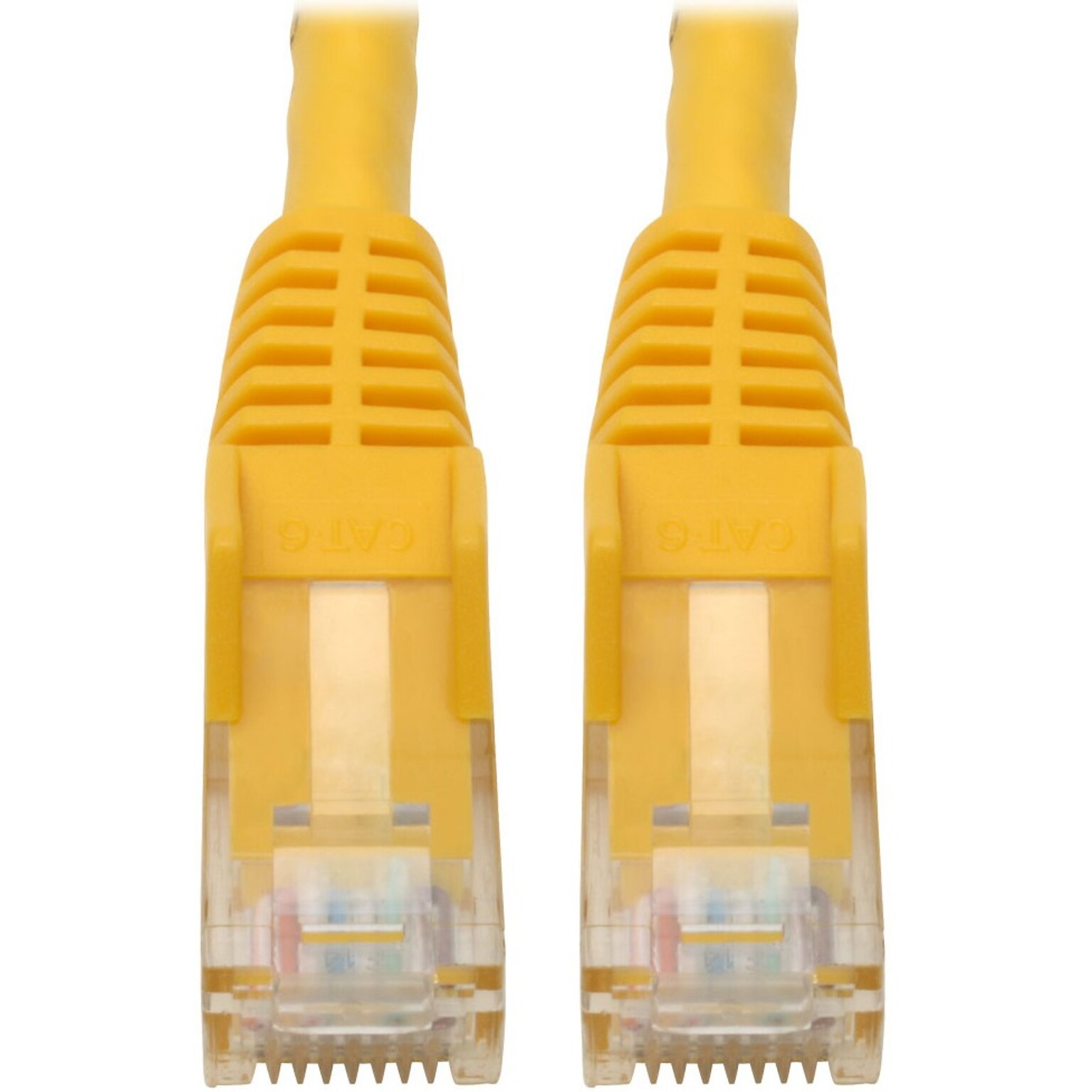 Tripp Lite Cat6 GbE Gigabit Ethernet Snagless Molded Patch Cable UTP Yellow RJ45 M/M 6in 6 (N201-06N-YW)