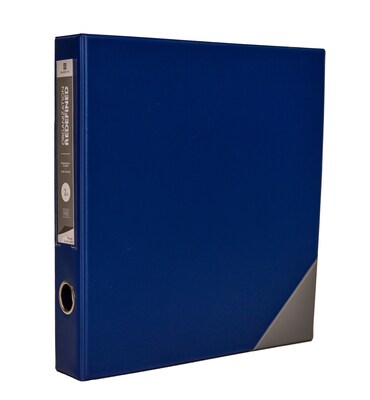 Bindertek Premium 2 3-Ring Vinyl Binder, Blue (3EDB2-BL)