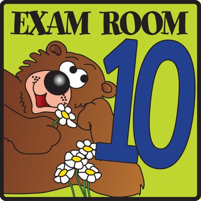 Clinton Industries Exam Room 10 Sign