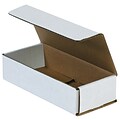 Corrugated Mailers, 10 x 5 x 2, White, 50/Bundle (M1052)