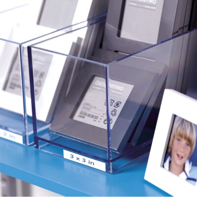 DYMO Standard D1 Labeling Tape for LabelManager Label Makers, Black print on White tape, 1/2 W x 2