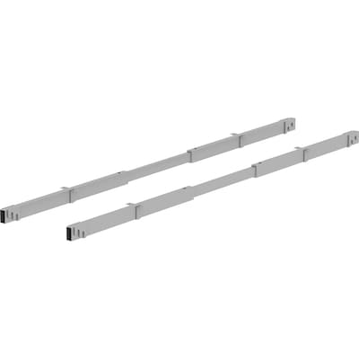 Lorell Adjustable Crossbar Set, 43 - 67, Silver (LLR16208)