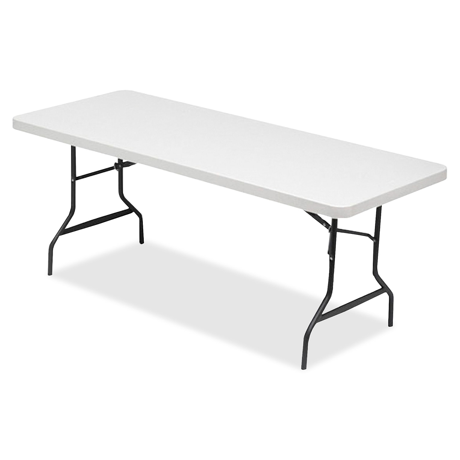 Lorell Ultra-Lite Banquet Table,  72 x 30, Light Gray (LLR66655)