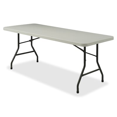 Lorell Ultra-Lite Banquet Table, 30D x 60W x 29H, Gray (LLR66656)