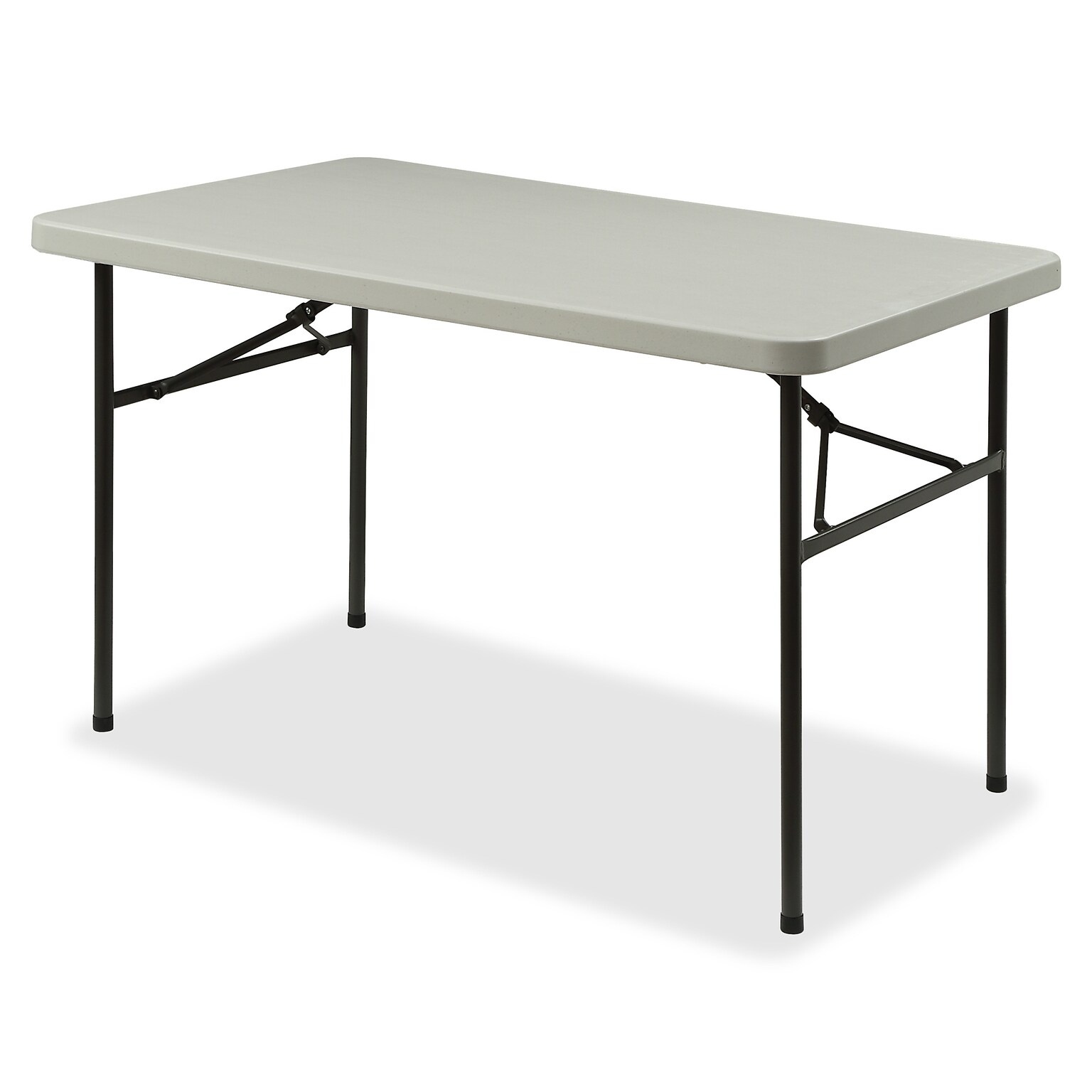 Lorell Ultra-Lite Banquet Table, 30D x 48W x 29H, Gray (LLR66657)