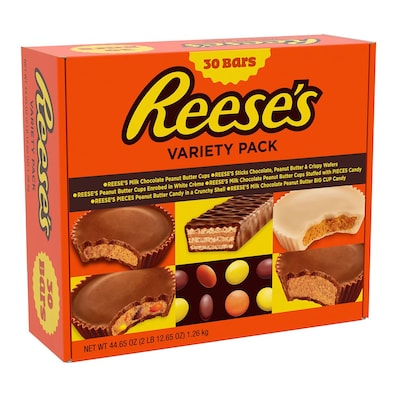 REESES Variety Pack Assortment, 30 Count (99511)