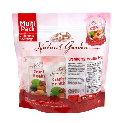 Natures Garden Cranberry Health Mix, 1.2 oz., 7 Count, 6 Pack  (294-00005)