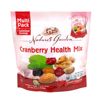 Natures Garden Cranberry Health Mix, 1.2 oz., 7 Count, 6 Pack  (294-00005)