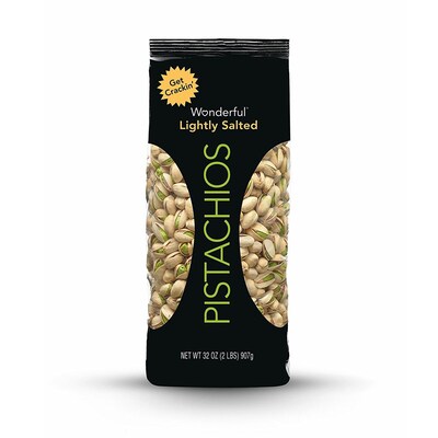 Wonderful® Lightly Salted Pistachios, 32 oz. (91036)