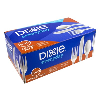 Dixie Everyday Cuttlery Combo Pack, 540 Pieces (CC-CM540RTL6)