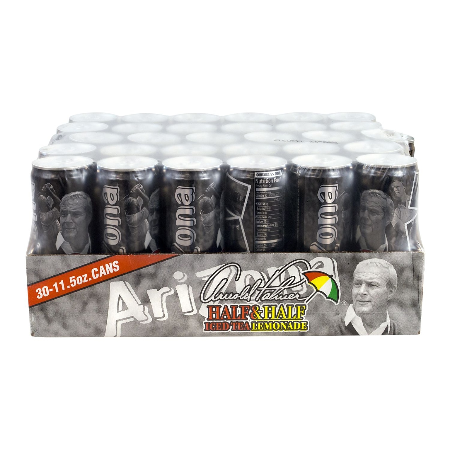 Arizona Arnold Palmer Half & Half Iced Tea & Lemonade Lite, 11.5 oz., 30 Count (73695)