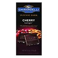 Ghirardelli Intense Dark Cherry Tango Dark Chocolate Candy Bar, 3.5 oz., 12 (300-01005)