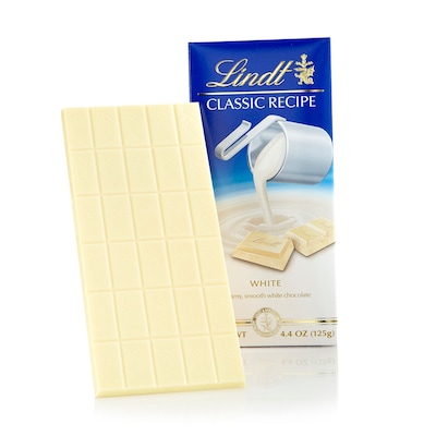 Lindt Classic recipe White Chocolate Candy Bar, 4.4 oz., 12 (301-01023)