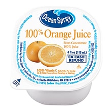 Ocean Spray Orange Juice, 4 oz., 48 Count (00725)