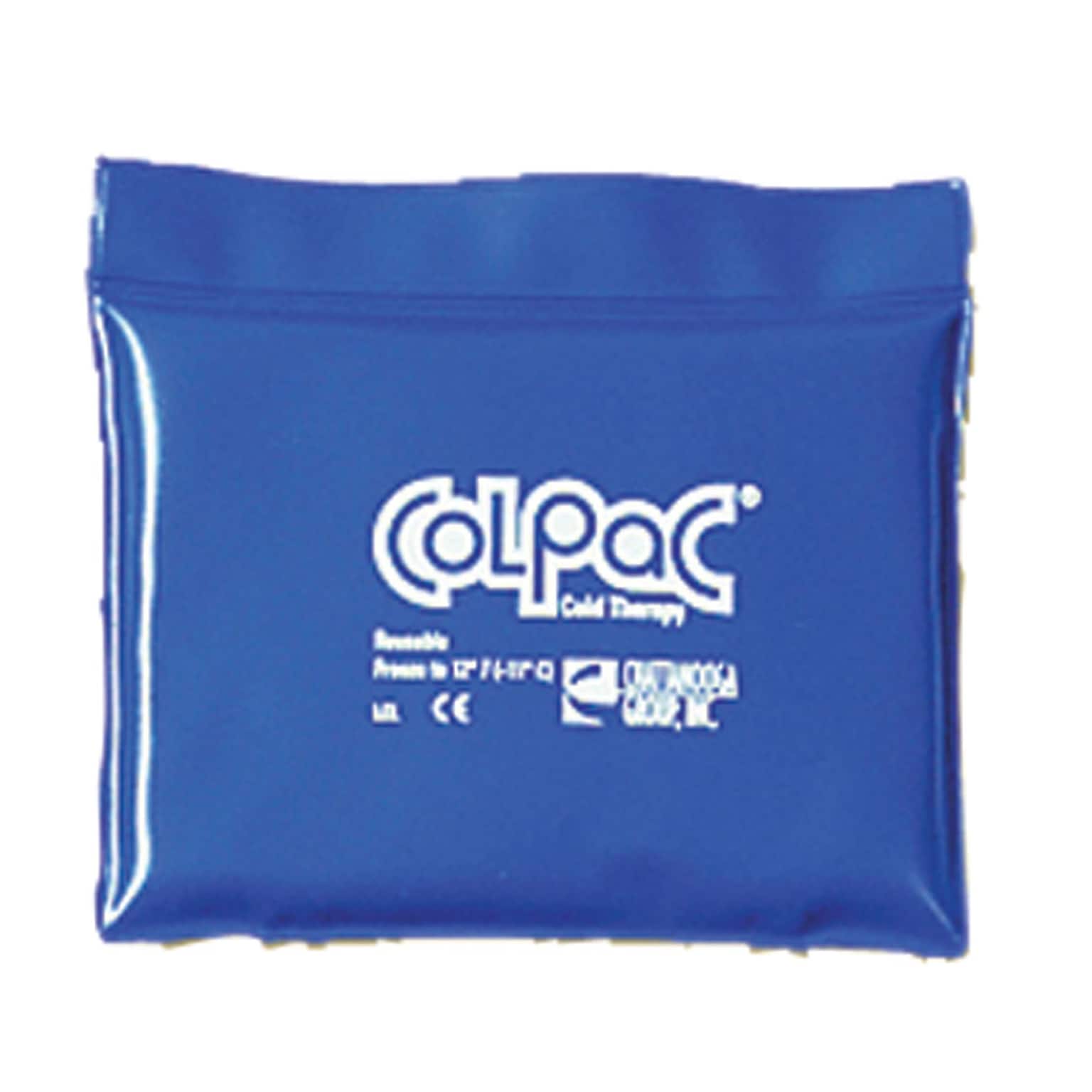 Colpac Blue-Vinyl Reusable Cold Pack, Quartersize (5 x 7)