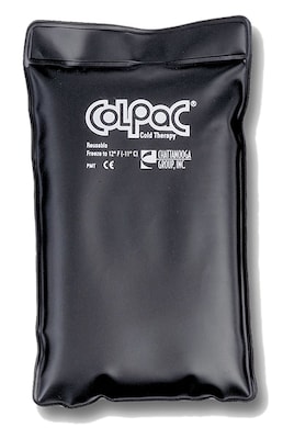 Colpac Heavy-Duty Black Reuseurethane Cold Pack, Half size, 7 x 11