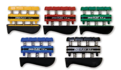 Cando Digi-Flex Hand/Finger Exerciser, 5 Piece Set