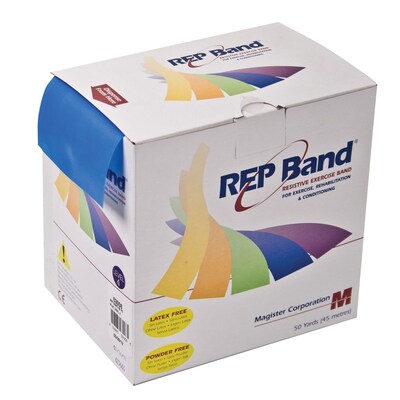 Rep Latex-Free-Exercise Band, Blue, 50 Yard