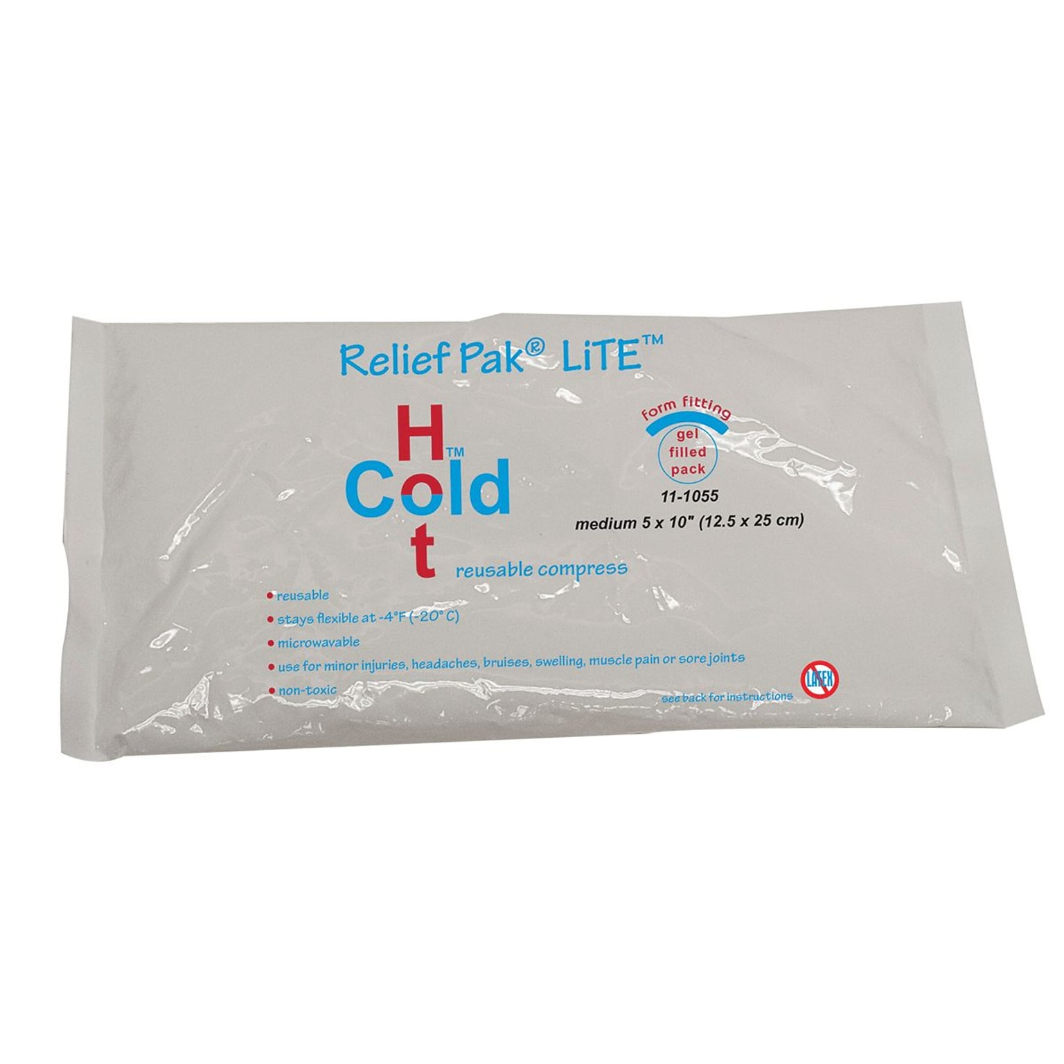 Relief Pak Lite Reusable Hot/Cold Pack, 5 x 10, Case of 24