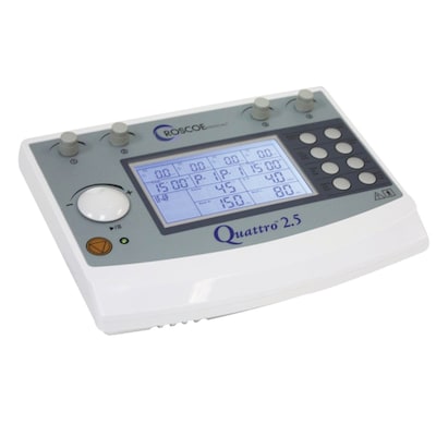 Quattro 2.5 4-Channel Electrotherapy Device: Tens, Ems, If, and