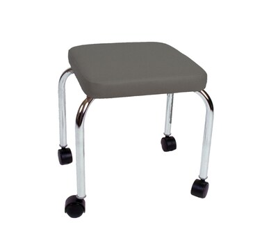 Mobile  (Physical Therapy) Stool, Square Top, Gray