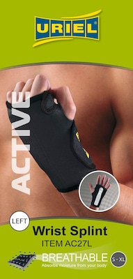 Uriel Neoprene Maximum Wrist Support, Universal Size, Left