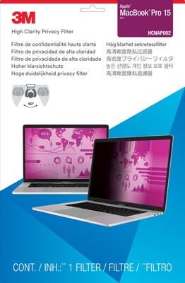 3M™ High Clarity Privacy Filter for 15 Apple® MacBook Pro® (2016 model) (HCNAP002)
