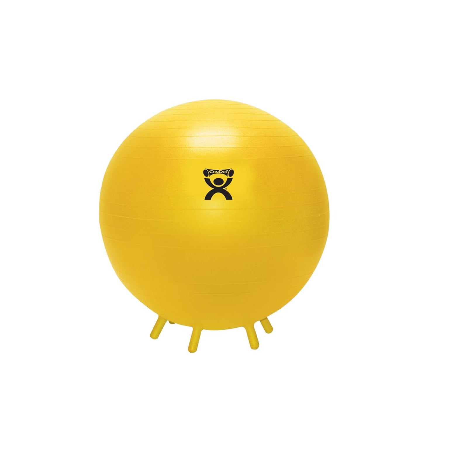 Cando 45 cm (17.7) Feet-Ball Inflatable Ball, Yellow
