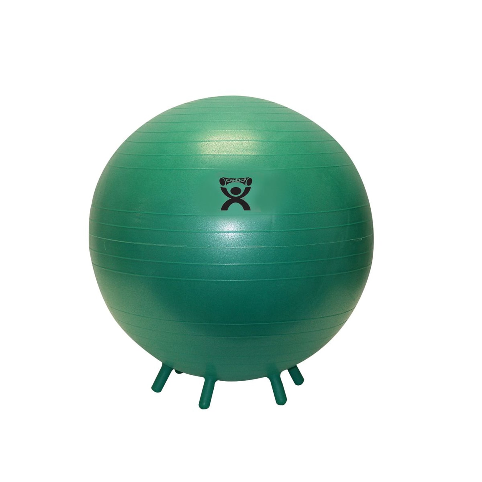Cando 65 cm (25.6) Feet-Ball Inflatable Ball, Green