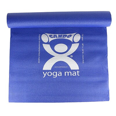 Cando Yoga Mat, Blue, 68 x 24 x 1/6, Eco-Friendly