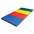 5 x 10 Folding Mat Velcro Ends, 2 Fold, 2 Panel, Rainbow, 1-3/8 Ethefoam