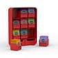 Mind Reader Baggy 9- Drawer Tea Bag and Accessory Holder, Red (TBORG-RED)