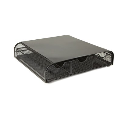 Mind Reader 'Anchor' Coffee Pod Triple Drawer 36 Capacity, Black Metal Mesh (TRY3PCMESH-BLK)