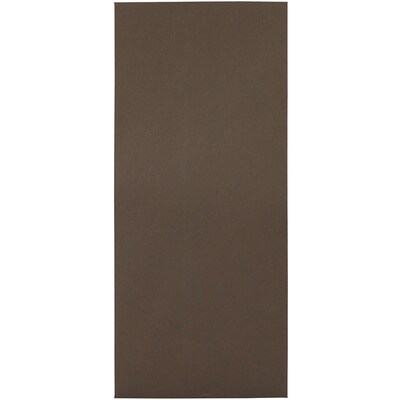 JAM Paper Open End #10 Currency Envelope, 4 1/8" x 9 1/2", Chocolate Brown, 50/Pack (900940724I)