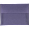 JAM Paper® A2 Invitation Envelopes, 4 3/8 x 5 3/4, Wisteria Purple Translucent Vellum, 50/pack (PACV604I)
